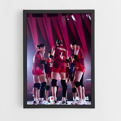 ap-japan national volleyball team-1 cadre Noir
