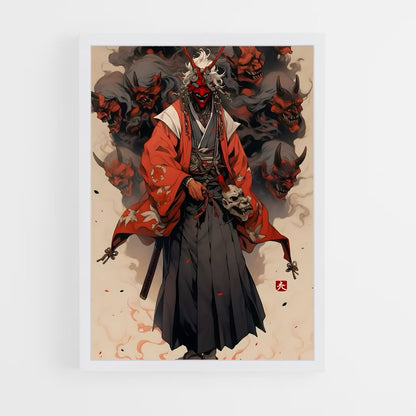 ap-japanese demons-8 cadre Blanc