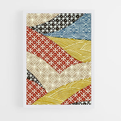 ap-japanese patterns-9 cadre Blanc