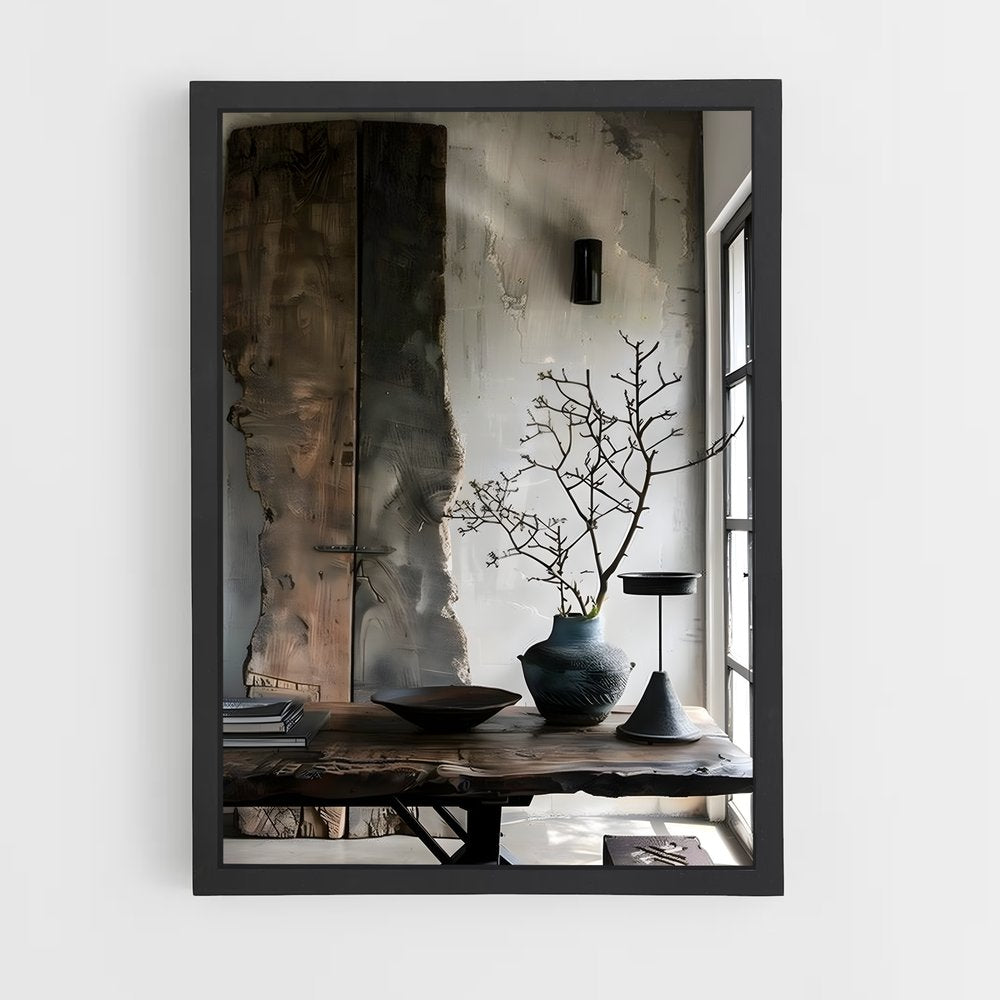 ap-japanese wabi-sabi-10 cadre Noir