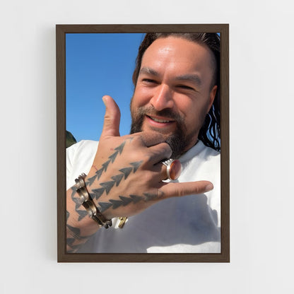 ap-jason momoa-1 cadre Bois foncé