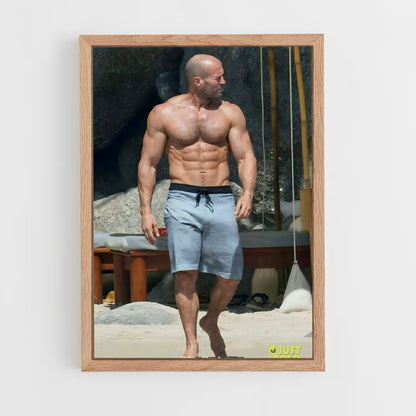 ap-jason statham-8 cadre Bois clair