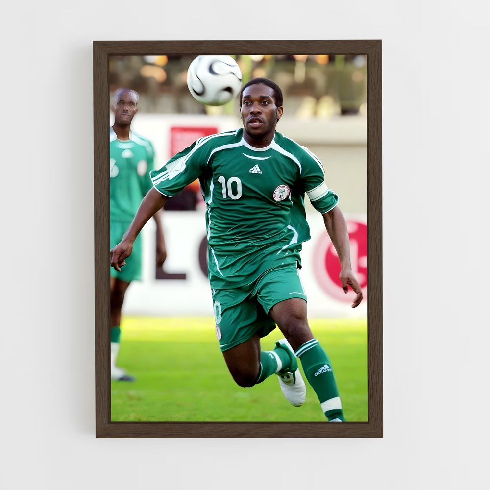 ap-jay-jay okocha-5 cadre Bois foncé