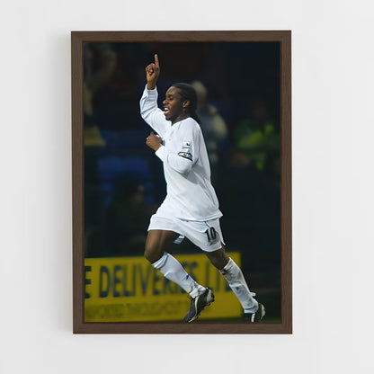 ap-jay-jay okocha-7 cadre Bois foncé
