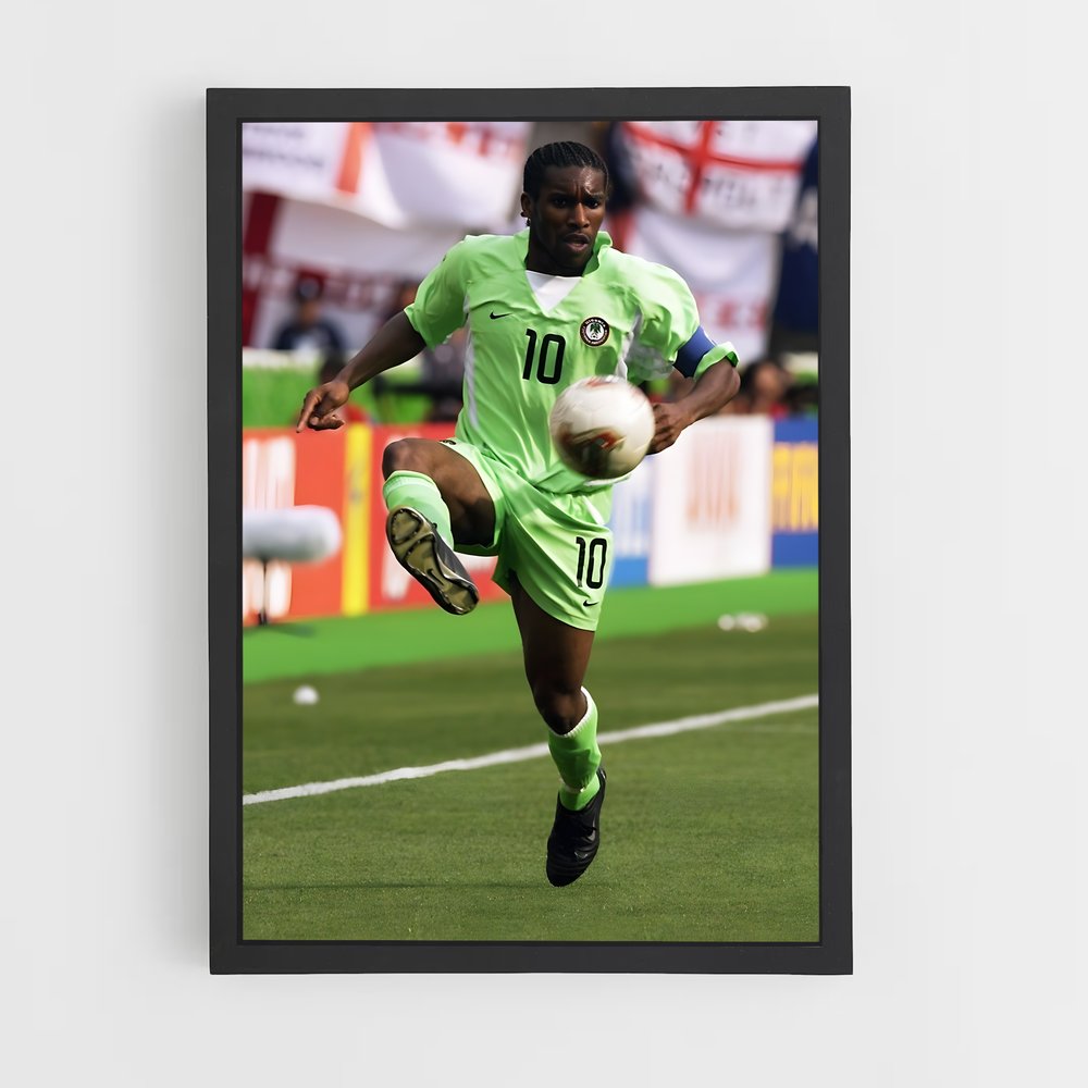 ap-jay-jay okocha-8 cadre Noir