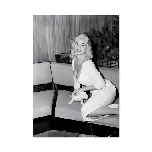 Poster Jayne au Divan