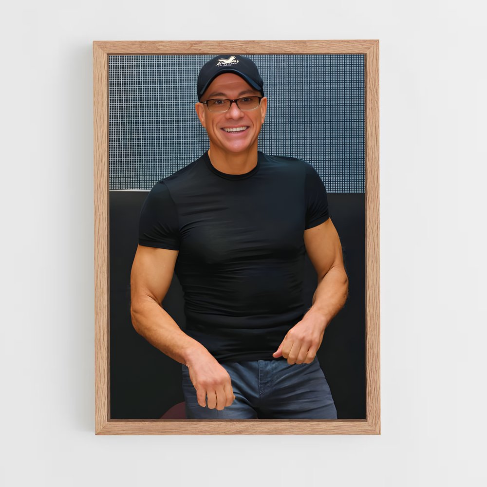 ap-jean-claude van damme-2 cadre Bois clair