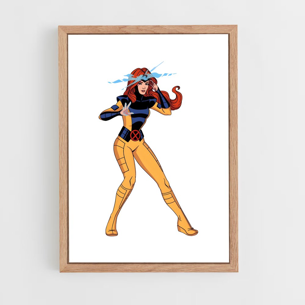 ap-jean grey-1 cadre Bois clair