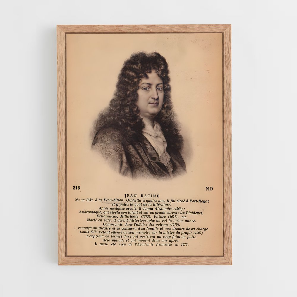 ap-jean racine-3 cadre Bois clair