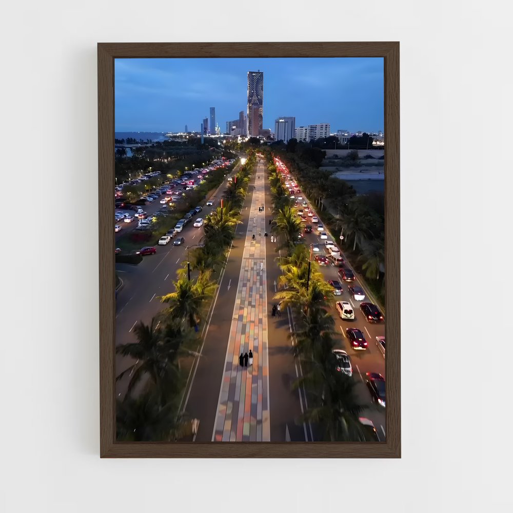 ap-jeddah-9 cadre Bois foncé