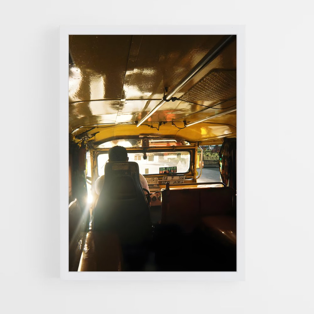 ap-jeepney philippines-1 cadre Blanc