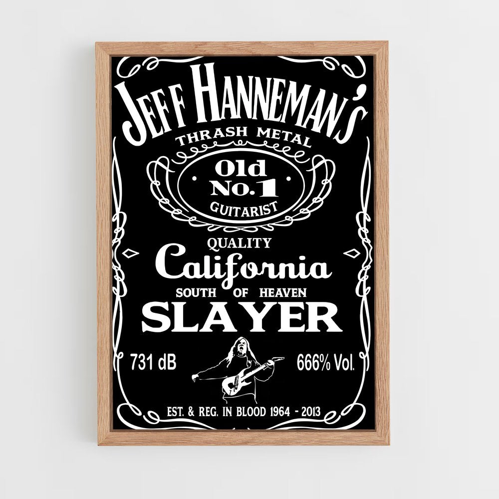 ap-jeff hanneman-4 cadre Bois clair