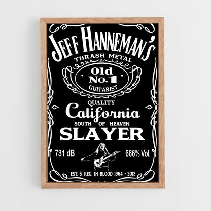 ap-jeff hanneman-4 cadre Bois clair