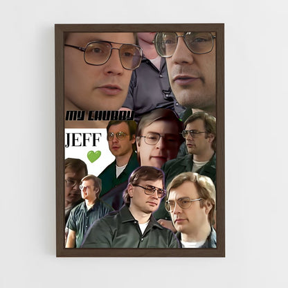 ap-jeffrey dahmer-5 cadre Bois foncé
