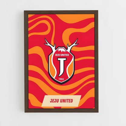 ap-jeju united fc-1 cadre Bois foncé