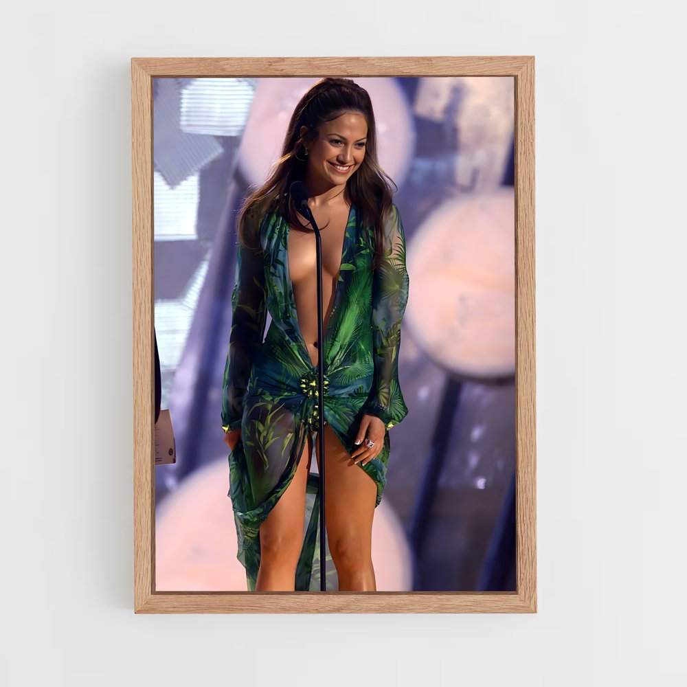 ap-jennifer lopez-4 cadre Bois clair
