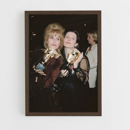 ap-jennifer saunders-8 cadre Bois foncé