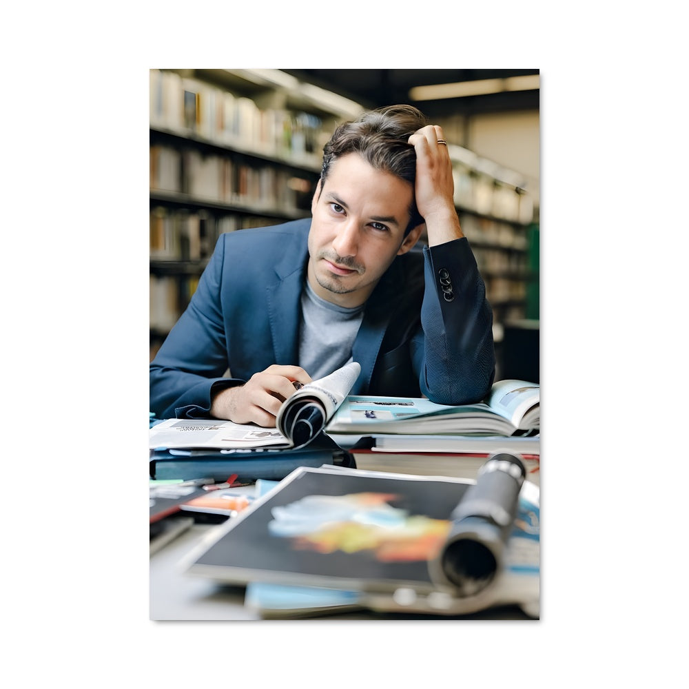 Poster Le Penseur Élégant