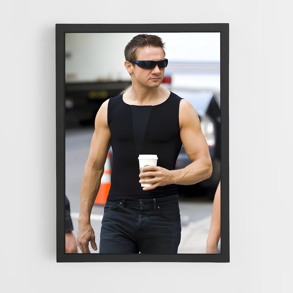 ap-jeremy renner-9 cadre Noir