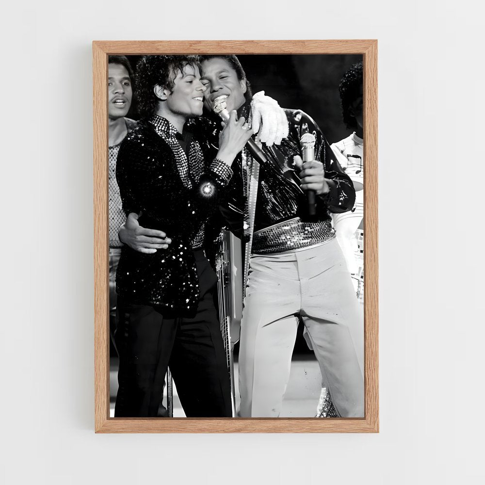 ap-jermaine jackson-2 cadre Bois clair