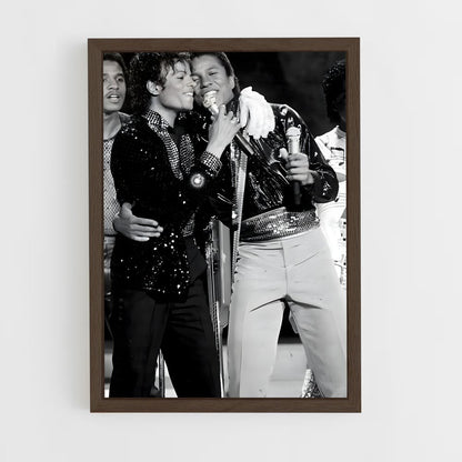 ap-jermaine jackson-2 cadre Bois foncé