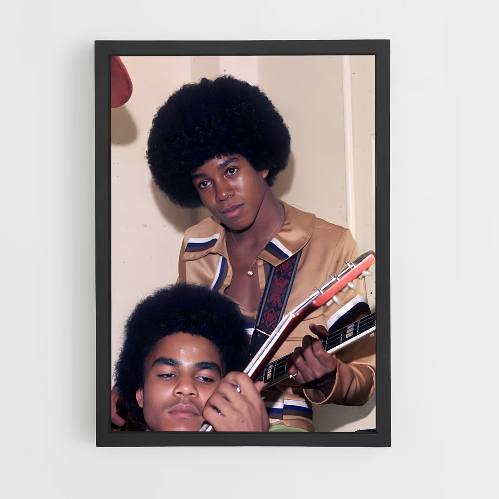 ap-jermaine jackson-4 cadre Noir