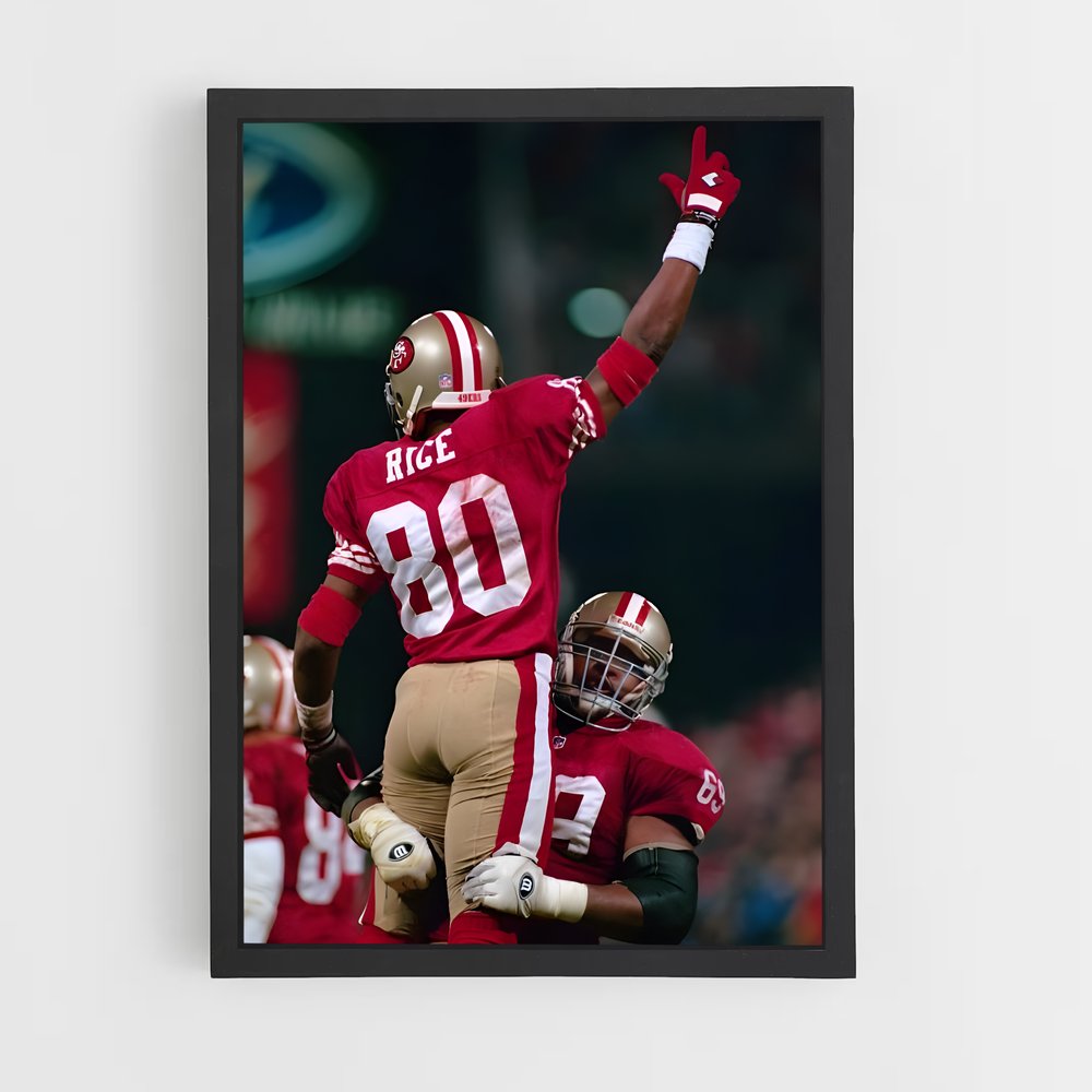 ap-jerry rice-5 cadre Noir
