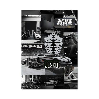 Poster Team Jesko