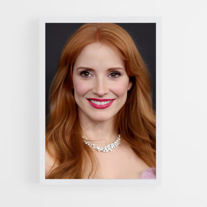 ap-jessica chastain-2 cadre Blanc