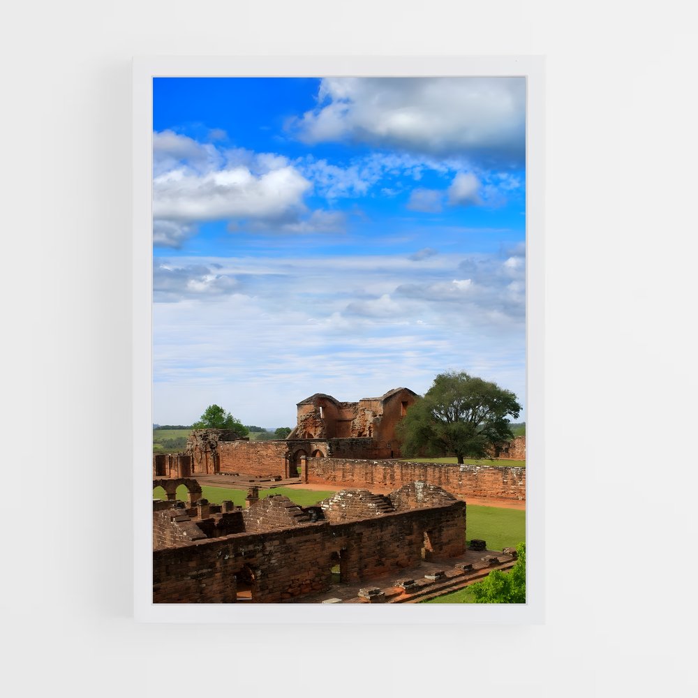 ap-jesuit missions of la santisima trinidad-1 cadre Blanc
