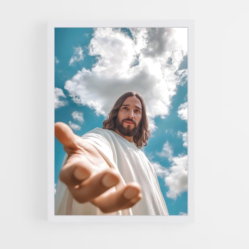 ap-jesus christ-5 cadre Blanc