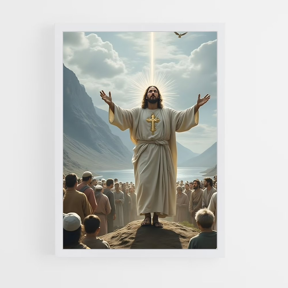 ap-jesus christ-7 cadre Blanc