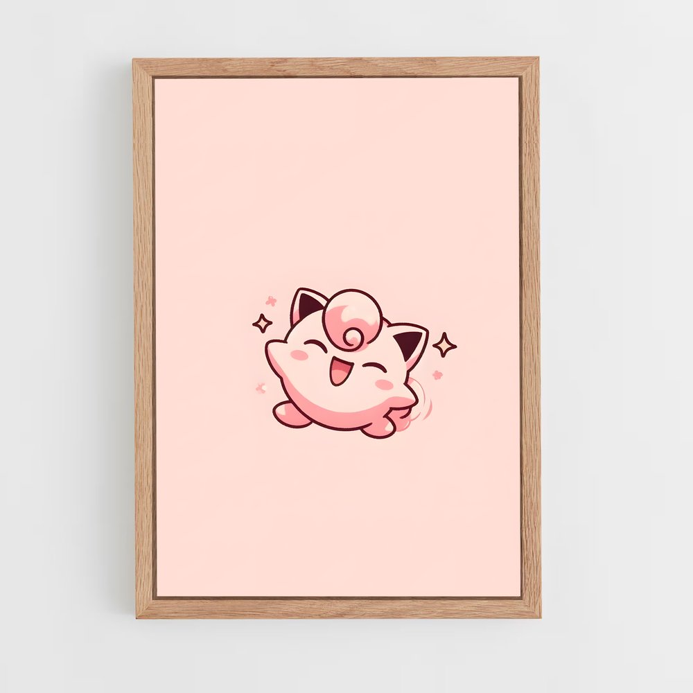 ap-jigglypuff-1 cadre Bois clair