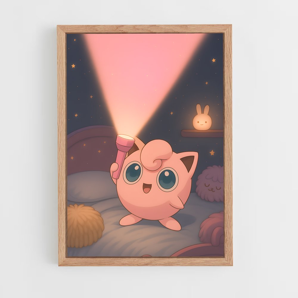 ap-jigglypuff-4 cadre Bois clair