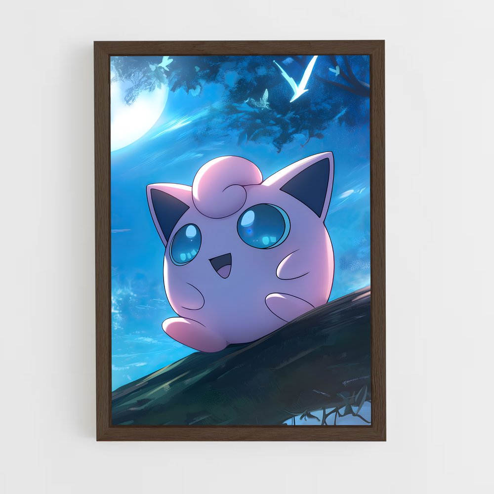 ap-jigglypuff-5 cadre Bois foncé