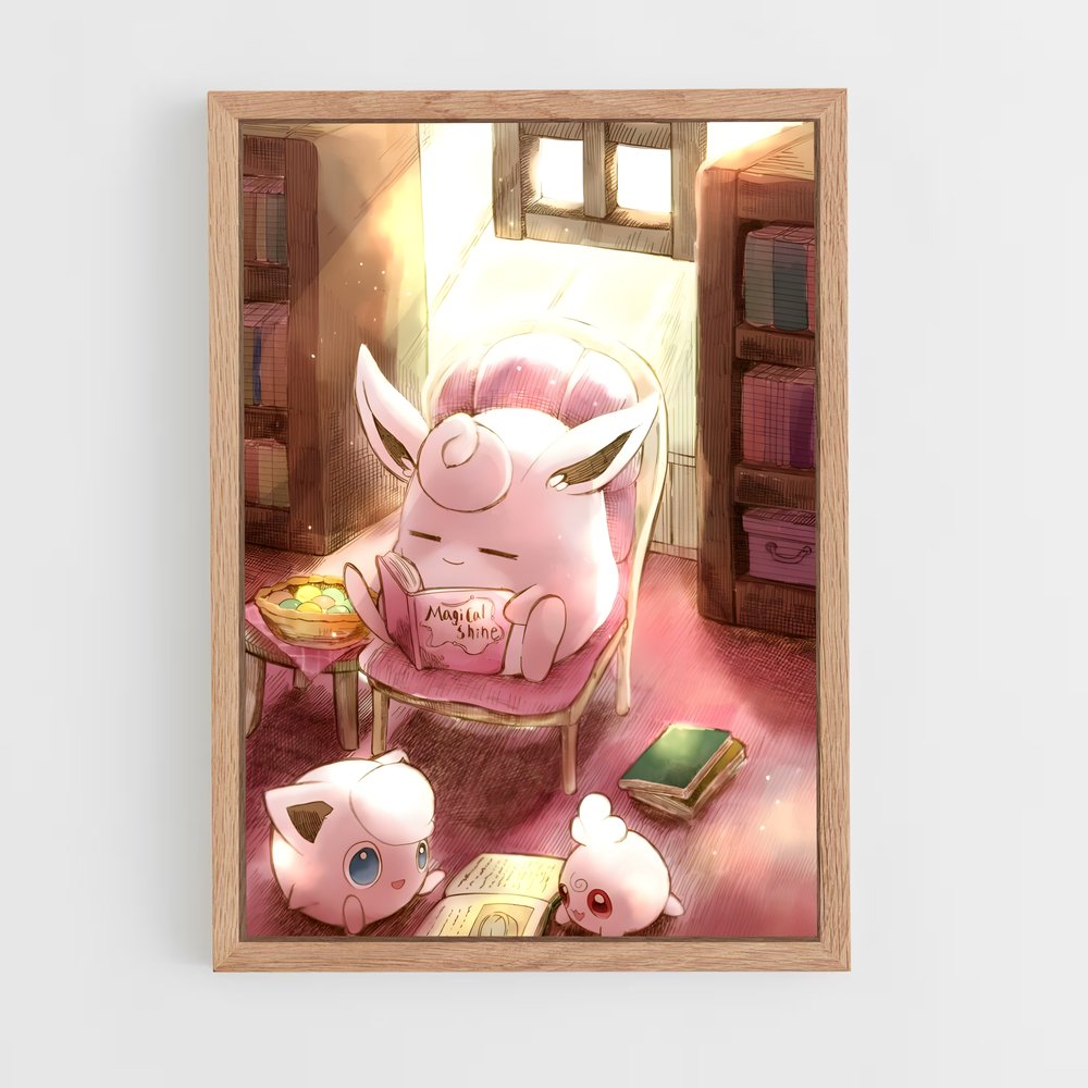ap-jigglypuff-6 cadre Bois clair