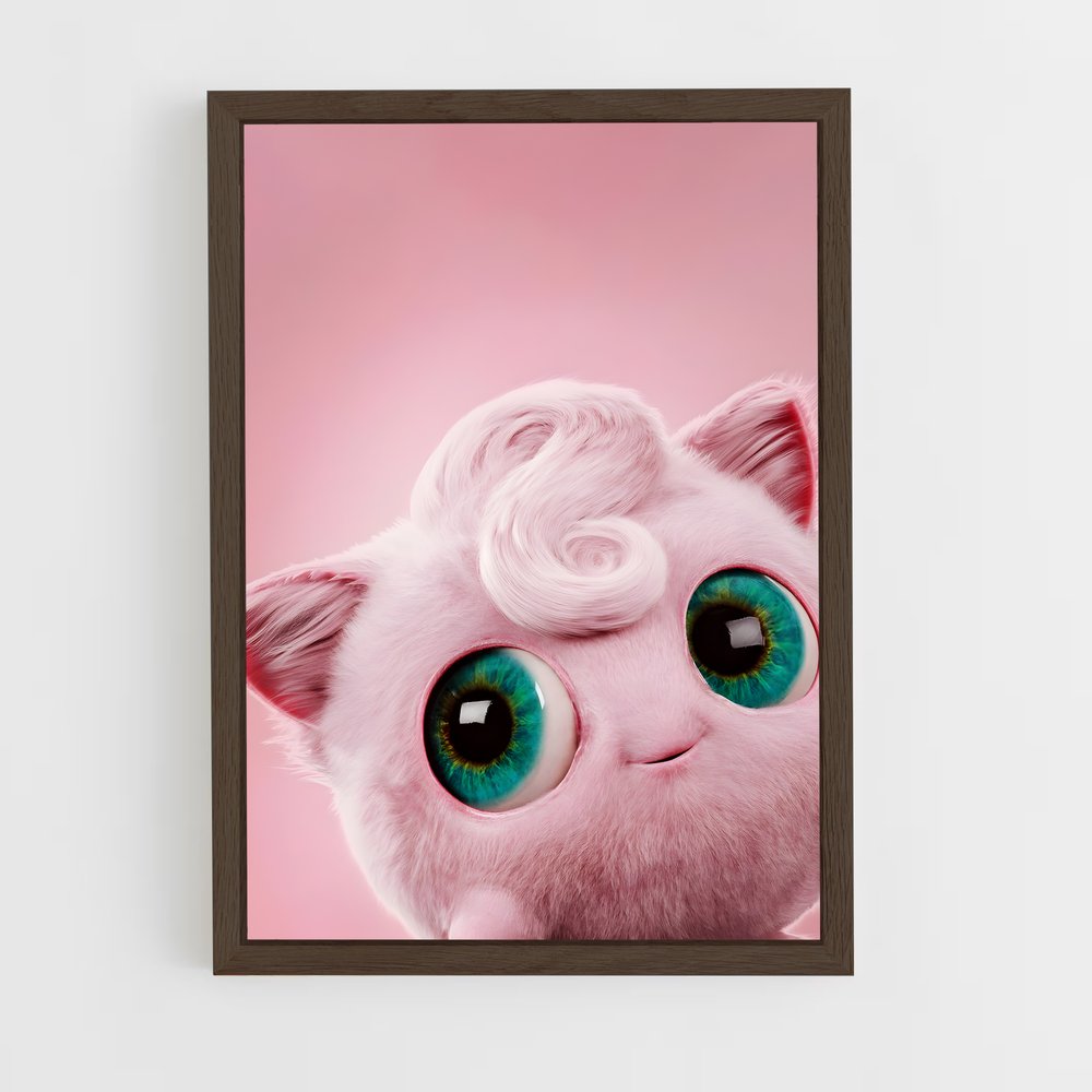 ap-jigglypuff-7 cadre Bois foncé