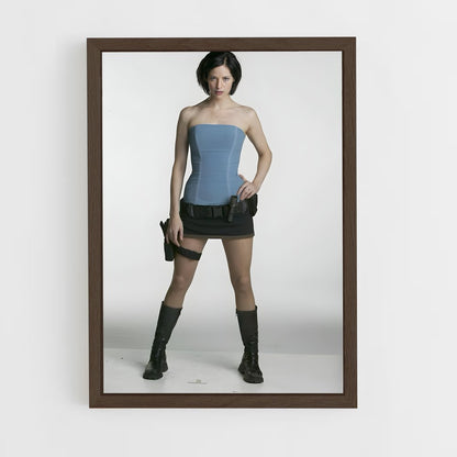 ap-jill valentine-4 cadre Bois foncé