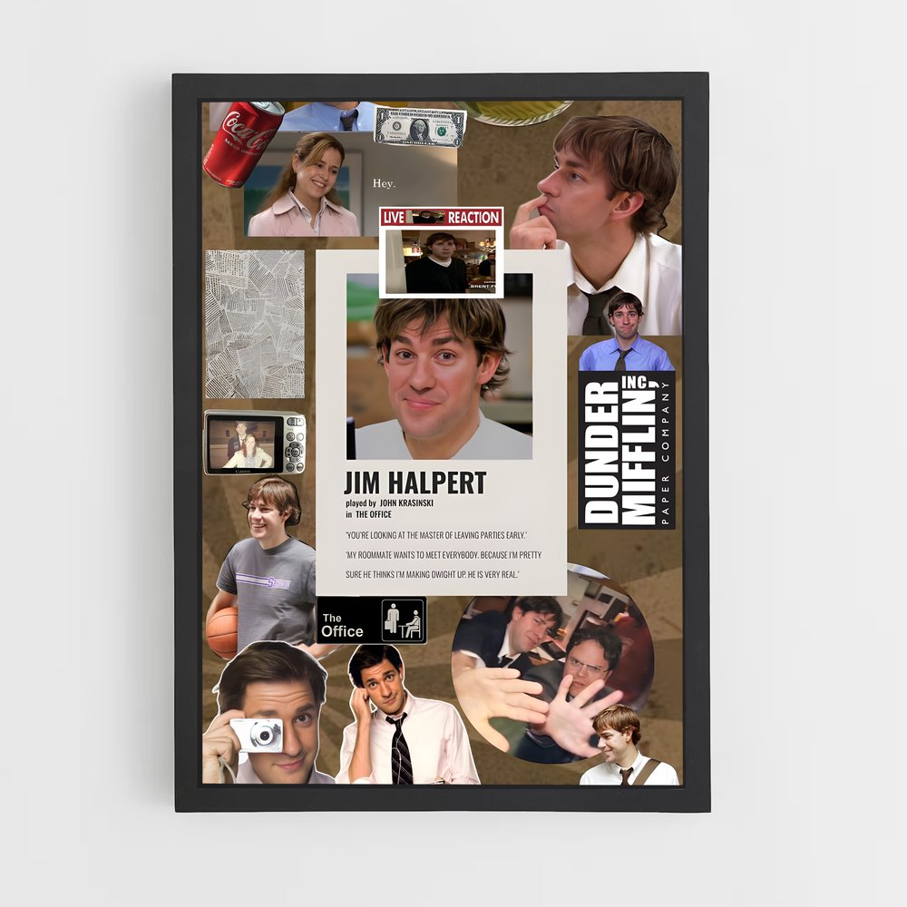 ap-jim halpert-2 cadre Noir