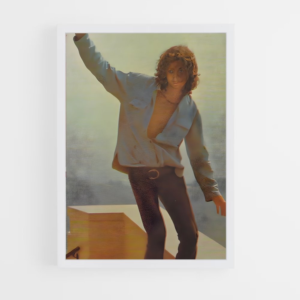 ap-jim morrison-4 cadre Blanc