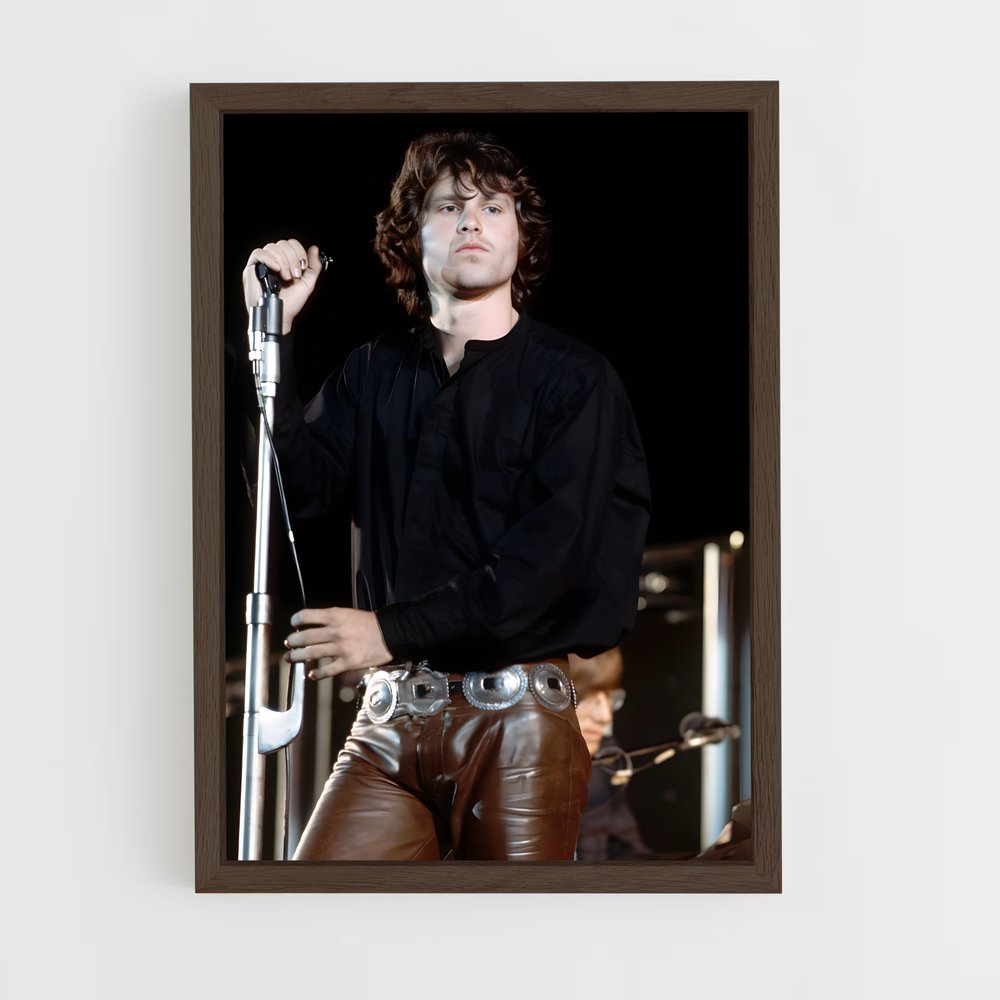 ap-jim morrison-9 cadre Bois foncé