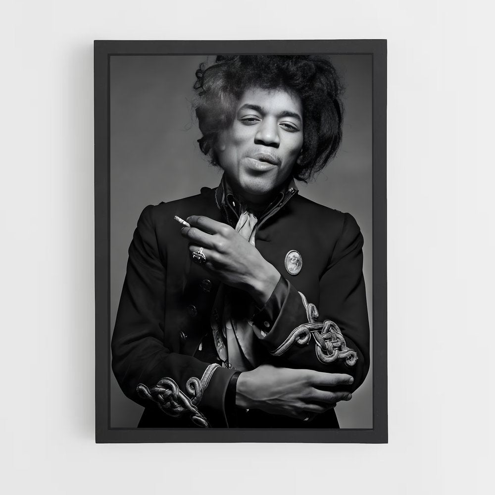 ap-jimi hendrix-2 cadre Noir