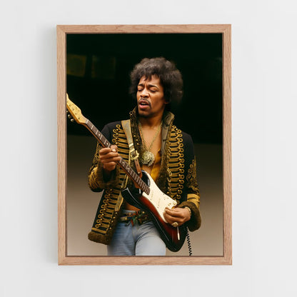 ap-jimi hendrix-4 cadre Bois clair