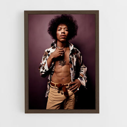 ap-jimi hendrix-5 cadre Bois foncé