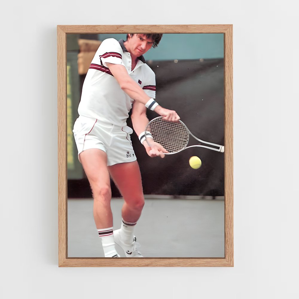 ap-jimmy connors-5 cadre Bois clair
