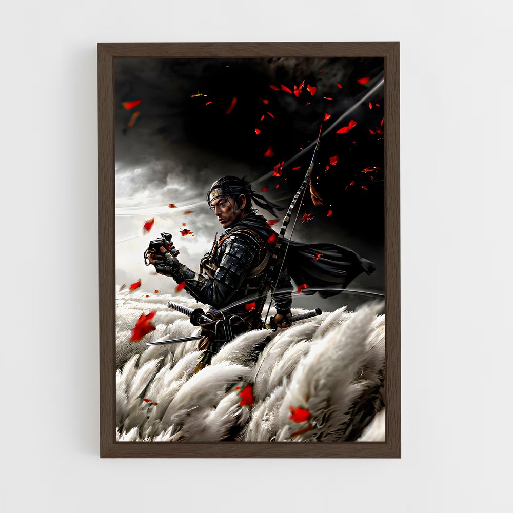 ap-jin sakai-12 cadre Bois foncé