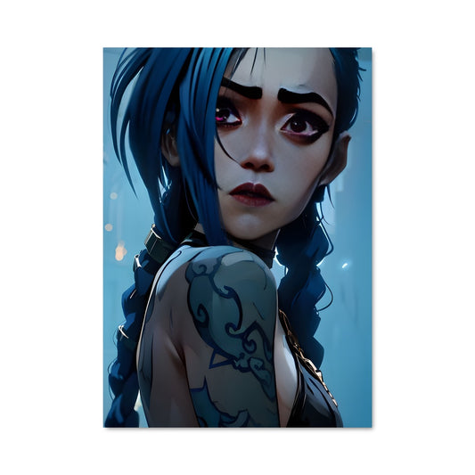 Poster Jinx en Bleu