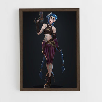 ap-jinx arcane-5 cadre Bois foncé