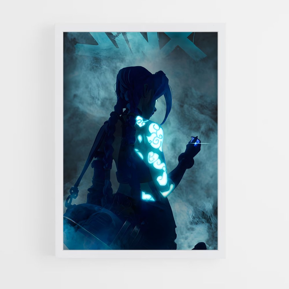 ap-jinx arcane-8 cadre Blanc