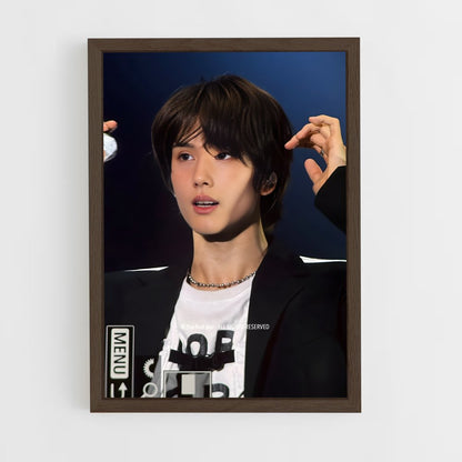 ap-jisung-3 cadre Bois foncé